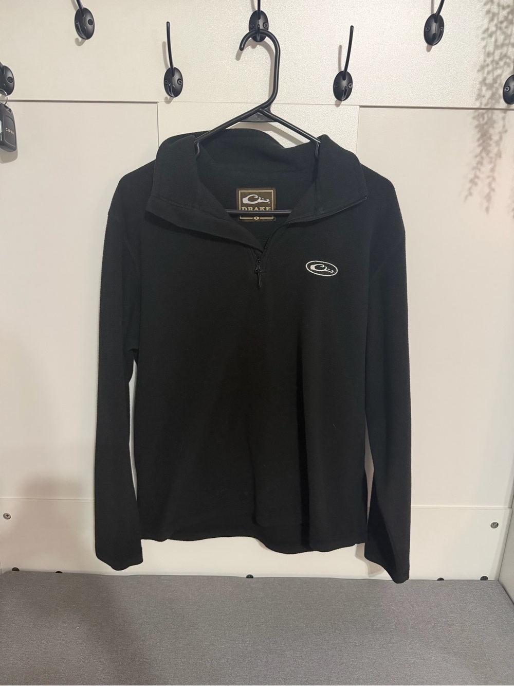 Drake Black Quarter-Zip Fleece Pullover - Women's Sweater